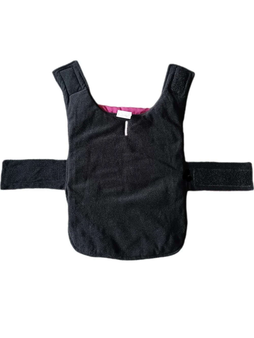 🩷 Bailey & Bella Dog Puffer Vest Pink Black Fleece Medium Jacket Quilted